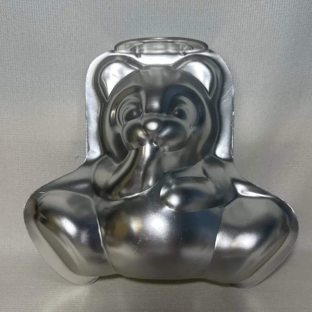 3-D Cuddly Bear Wilton Cake Pan Set COMPLETE w/ Box, Missing Instructions